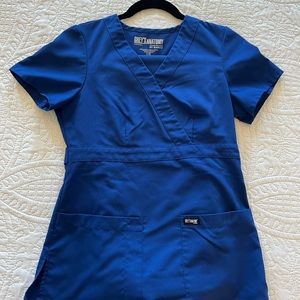 Grey's Anatomy™ by Barco Women's 3-Pocket Modern Fit Mock Wrap Scrub Top